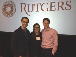 Rutgers-RWJ REI Fellows: Dr. Scott Morin, Dr. Caroline Juneau, and Dr. Jason Franasiak at Fronteirs